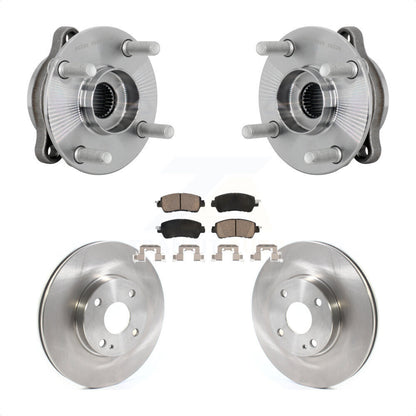 Kit de Rotor et plaquettes de frein à disque, ensemble de roulements de moyeu avant, pour Toyota Yaris iA Scio