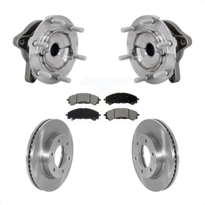 Ensemble de roulement de moyeu avant, Rotor de frein et Kit de plaquettes pour Ford Ranger 4W 2019 – 2023