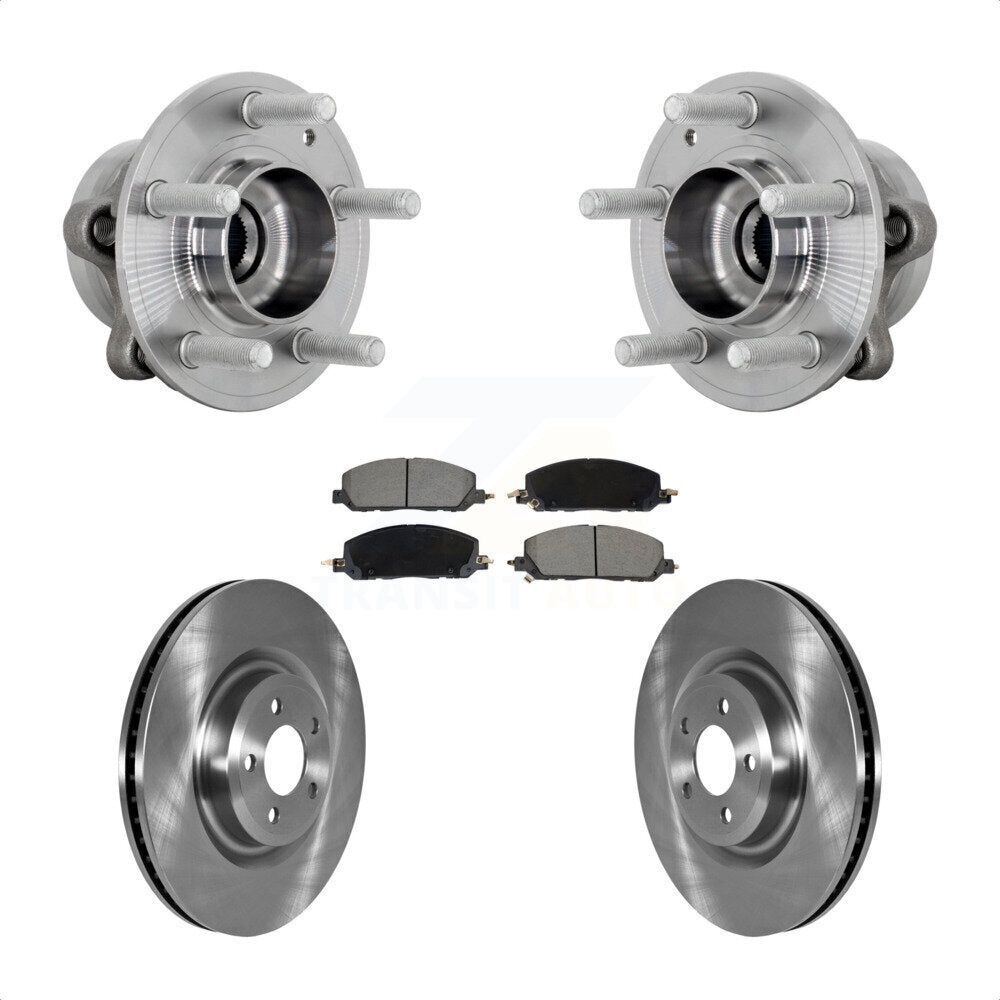 Kit de Rotor et de plaquettes de frein, roulement de moyeu avant, pour Ford Explorer Lincoln Aviator Polic