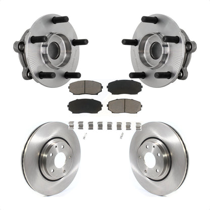 Ensemble de roulement de moyeu avant, Rotor de frein à disque et Kit de plaquettes pour Mazda CX-2016 – 2023