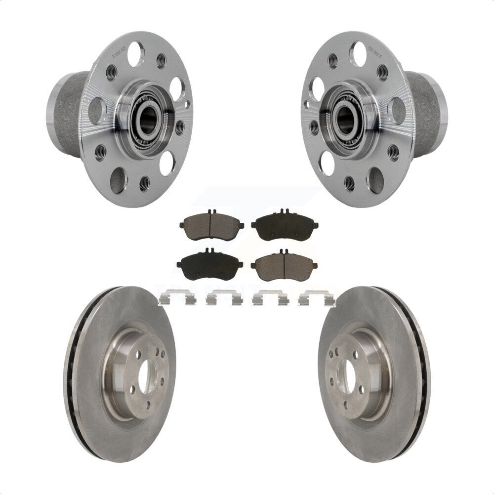 Kit de plaquettes de Rotor de frein, roulement de moyeu avant, pour Mercedes-Benz C250 avec emballage Sport