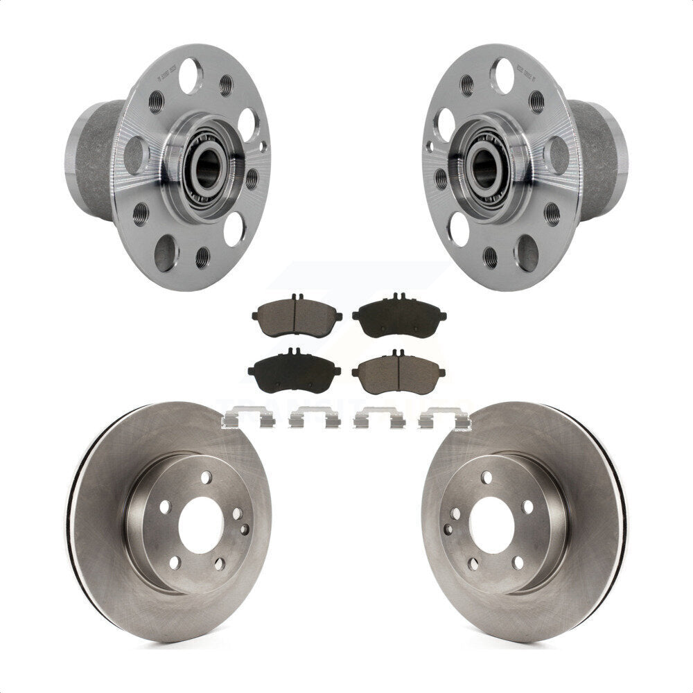 Kit de plaquettes de Rotor de frein à disque, ensemble de roulements de moyeu avant, pour Mercedes-Benz C300 C25