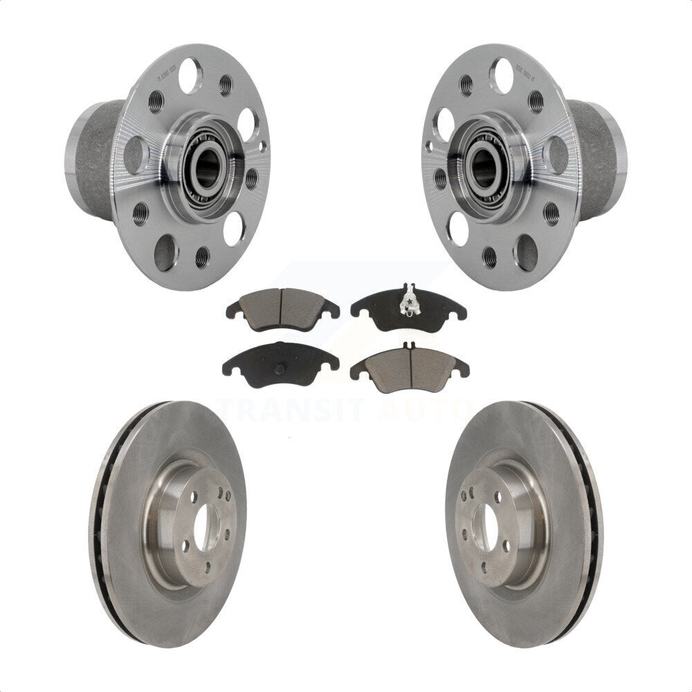 Kit de plaquettes de Rotor de frein à disque, ensemble de roulements de moyeu avant, pour Mercedes-Benz E550 C25