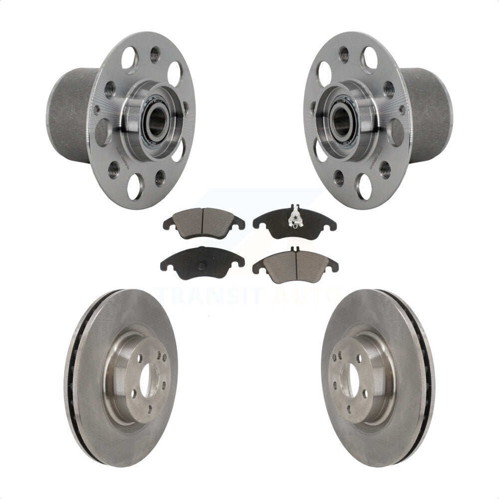 Kit de plaquettes de Rotor de frein à disque, ensemble de roulements de moyeu avant, pour Mercedes-Benz E400 E55