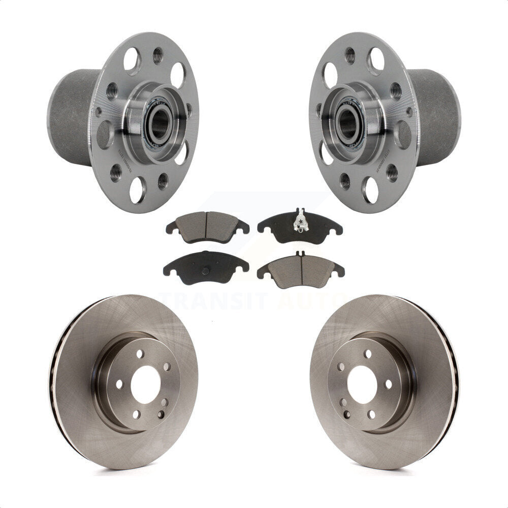 Kit de plaquettes de Rotor de frein, ensemble de roulements de moyeu avant, pour Mercedes-Benz E350 E400 E25