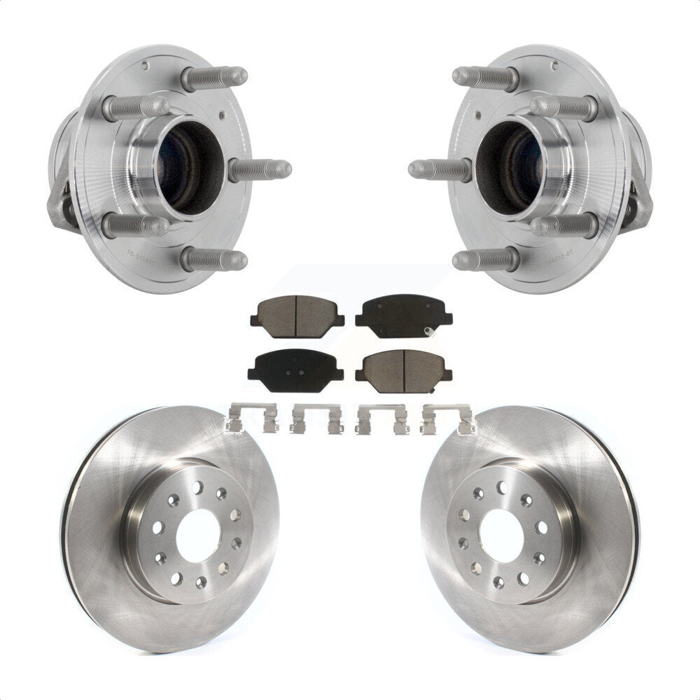 Ensemble de roulements de moyeu avant, Rotors et plaquettes de frein à disque, Kit pour Chevrolet Camaro