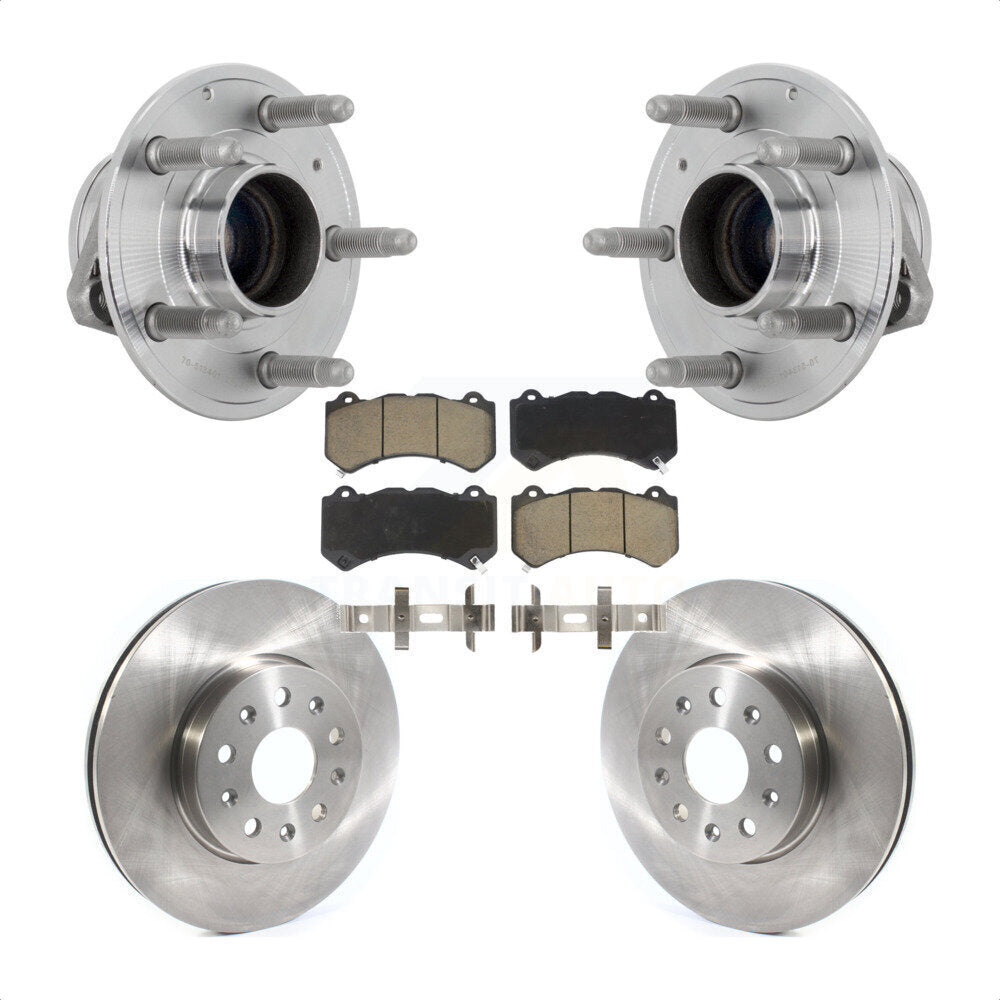 Ensemble de roulement de moyeu avant, Rotor de frein à disque et Kit de plaquettes pour Chevrolet Camaro LT L
