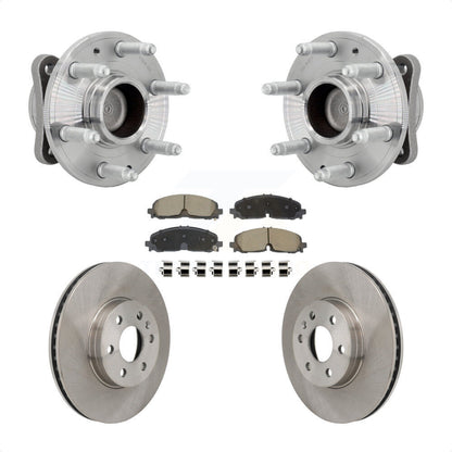 Kit de plaquettes de Rotor de frein à disque, roulement de moyeu avant, pour Chevrolet Colorado GMC Canyon RW