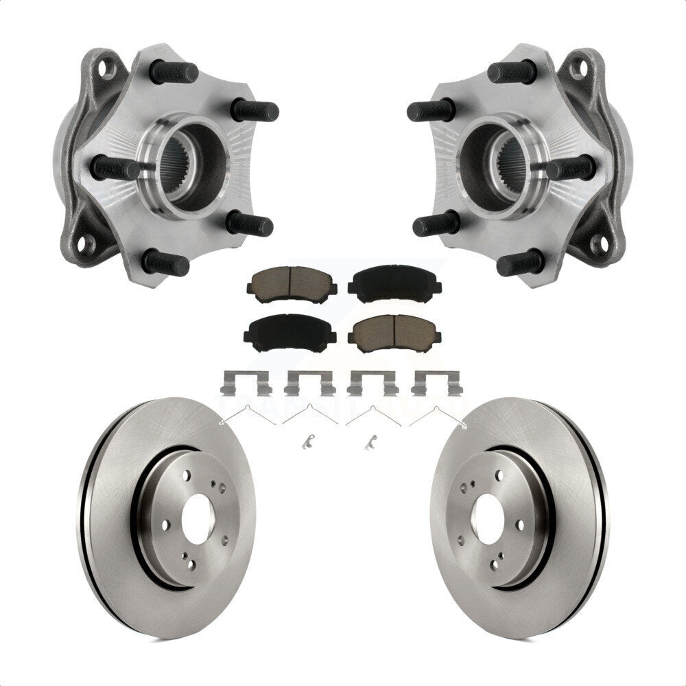 Kit de plaquettes de Rotor de frein à disque, ensemble de roulements de moyeu avant pour Suzuki Kizash 2010 – 2013