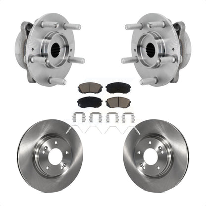 Kit de plaquettes de Rotor de frein à disque, ensemble de roulements de moyeu avant, pour Hyundai Kona Kia Selto