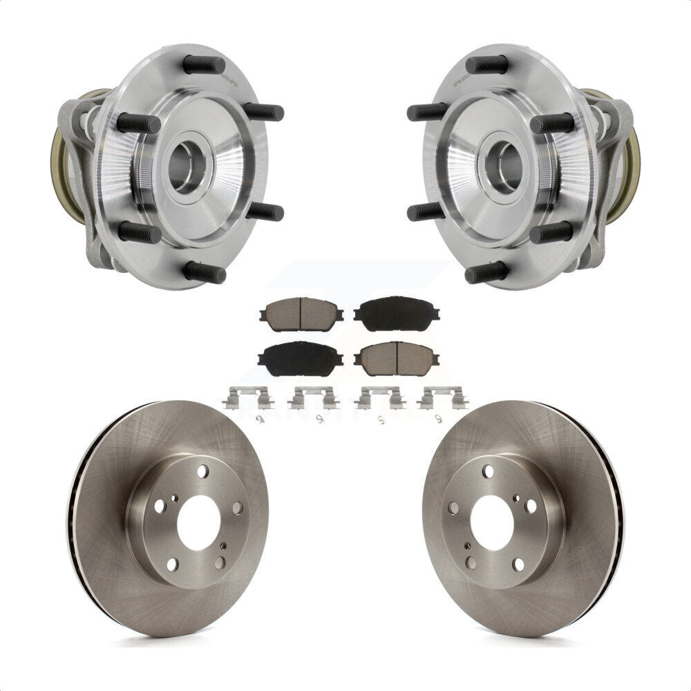 Kit de plaquettes de Rotor de frein, roulement de moyeu avant, pour Toyota Tacoma 05-15, avec roue à 5 écrous