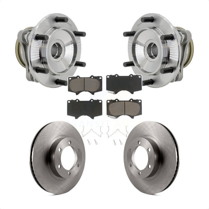 Kit de rotors et plaquettes de frein à disque, ensemble de roulements de moyeu avant, pour Toyota 4Runner RW