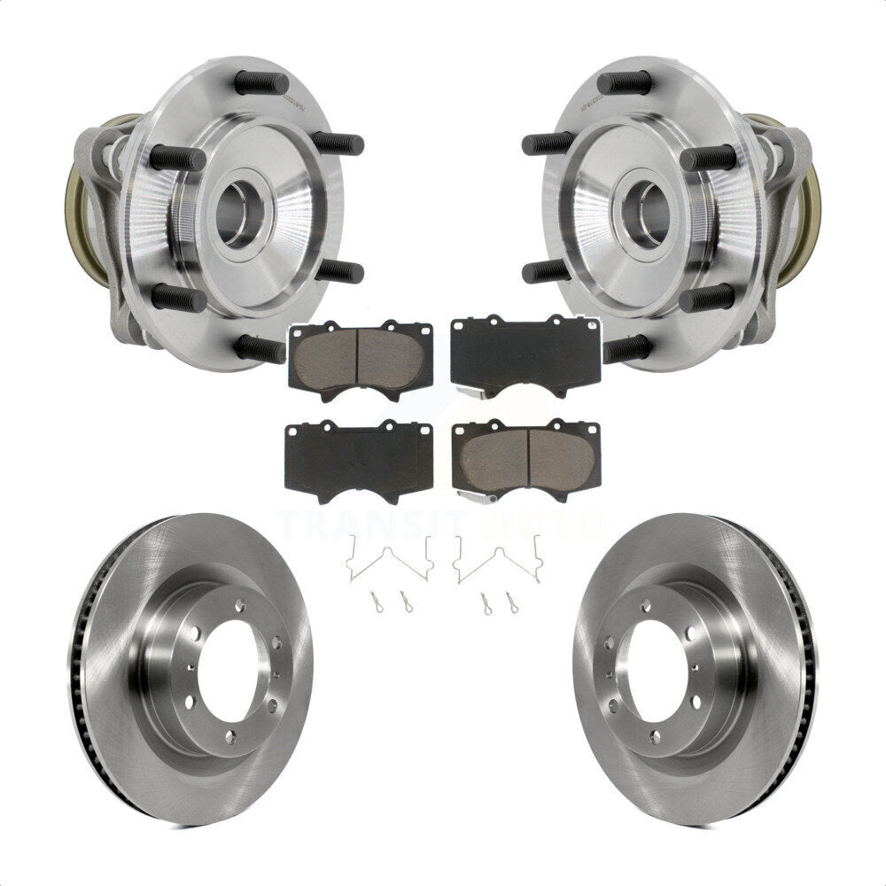 Kit de plaquettes de rotor de frein, ensemble de roulements de moyeu avant, pour Toyota 4Runner RW 2010 – 2021