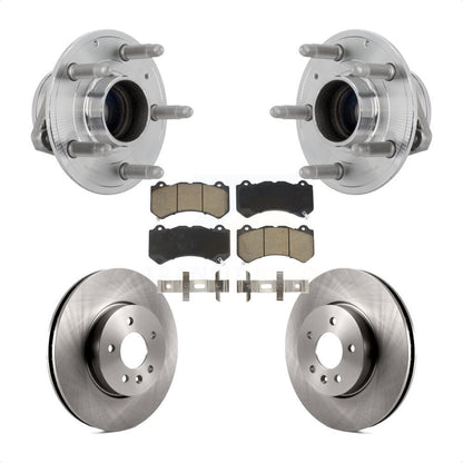 Kit de plaquettes de Rotor de frein à disque, ensemble de roulements de moyeu avant pour Cadillac ATS V avec RW