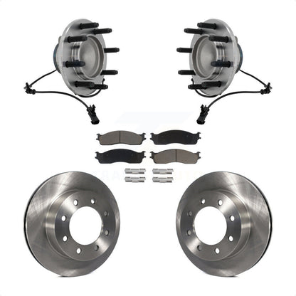 Kit de plaquettes de Rotor de frein à disque, ensemble de roulements de moyeu avant pour Dodge Ram 1500 3500 250