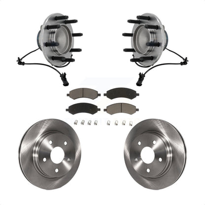 Kit de plaquettes de Rotor de frein, roulement de moyeu avant, pour Dodge Ram 1500 07-08, avec roue à 8 écrous