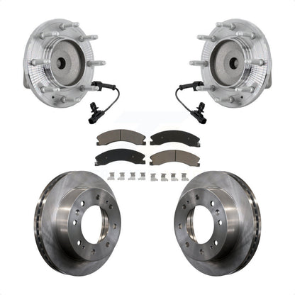 Kit de plaquettes de Rotor de frein, roulement de moyeu avant, pour GMC Chevrolet Sierra 2500 HD Silverad