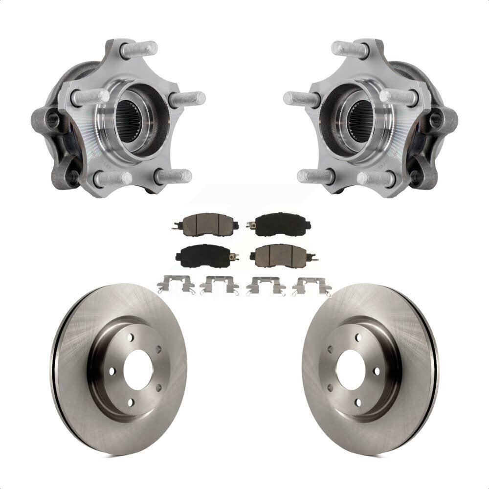 Kit de plaquettes de Rotor de frein à disque, ensemble de roulements de moyeu avant pour Nissan Altim 2019 – 2023