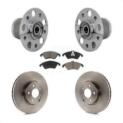 Kit de Rotor et plaquettes de frein, roulement de moyeu avant, pour Mercedes-Benz E350 C350 C300 SLC30