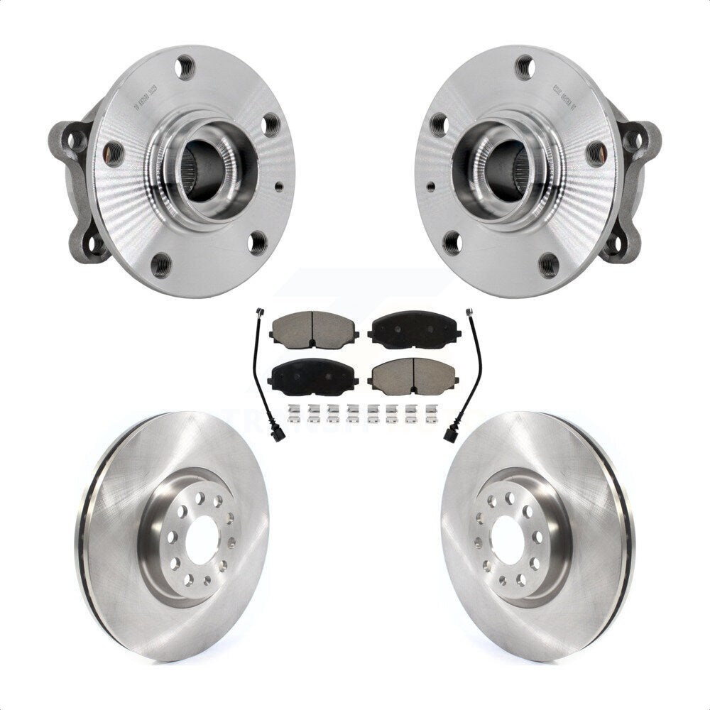 Kit de plaquettes de Rotor de frein, ensemble de roulements de moyeu avant, pour Volkswagen Atlas Cross Spor