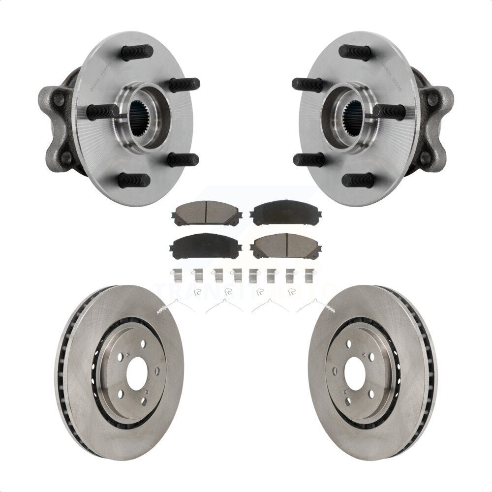 Kit de plaquettes de Rotor de frein à disque, ensemble de roulements de moyeu avant pour Toyota Sienn 2021 – 2023