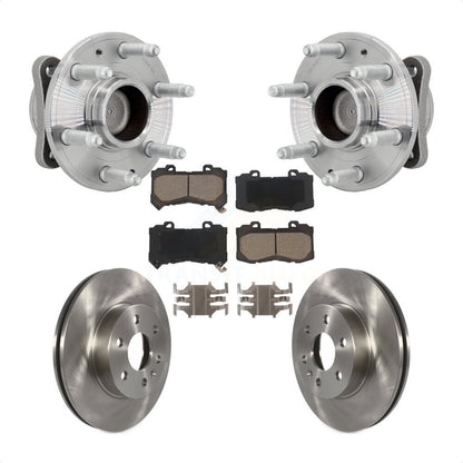 Kit de plaquettes de Rotor de frein à disque, roulement de moyeu avant, pour Chevrolet Colorado GMC Canyon RW