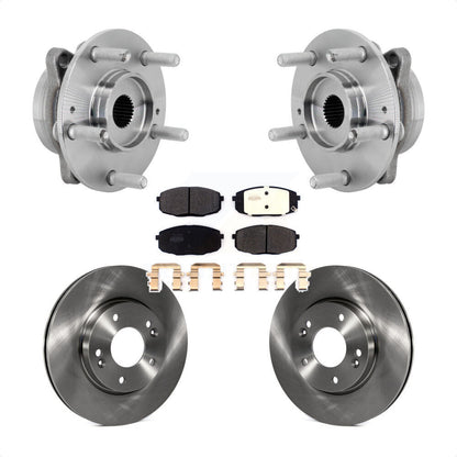 Kit de plaquettes de Rotor de frein à disque, ensemble de roulements de moyeu avant, pour Hyundai Kona Kia Selto