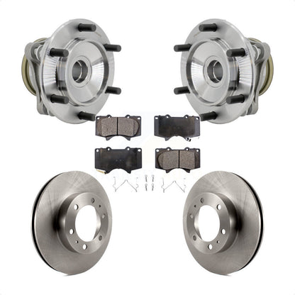 Kit de plaquettes de Rotor de frein à disque, roulement de moyeu avant, pour Toyota Tacoma 4Runner FJ Cruise