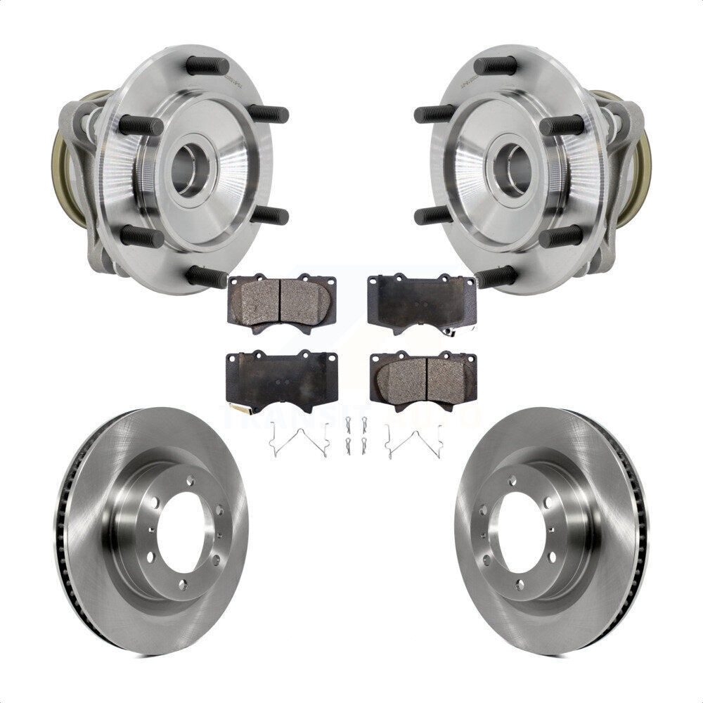 Kit de plaquettes de rotor de frein, ensemble de roulements de moyeu avant, pour Toyota 4Runner RW 2010 – 2021
