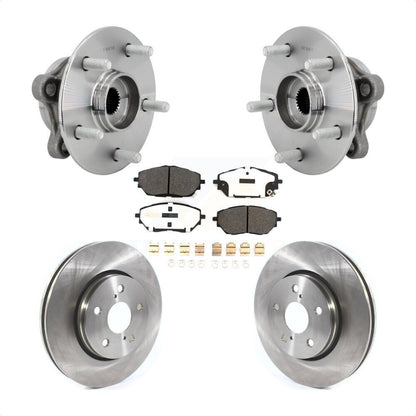 Ensemble de roulements de moyeu avant, Rotors et plaquettes de frein à disque, Kit pour Toyota C-HR