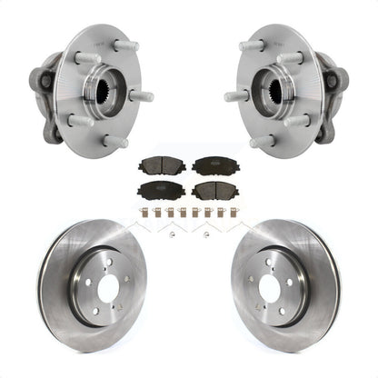 Ensemble de roulements de moyeu avant, Rotors et plaquettes de frein à disque, Kit pour Toyota C-HR