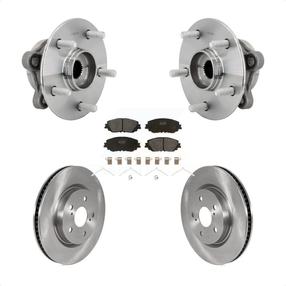Kit de Rotor et plaquettes de frein à disque, roulement de moyeu avant, pour Toyota C-HR Lexus UX250h UX20