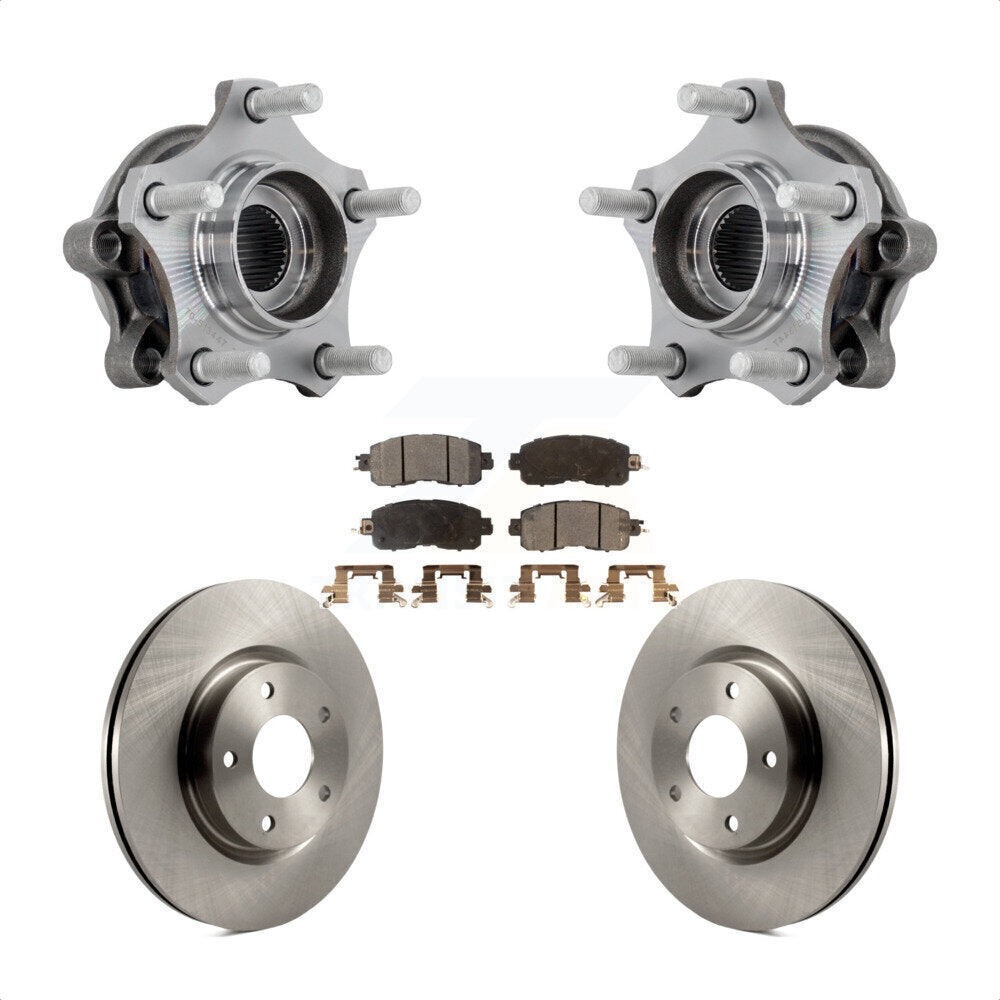 Kit de plaquettes de Rotor de frein à disque, ensemble de roulements de moyeu avant pour Nissan Altim 2019 – 2023