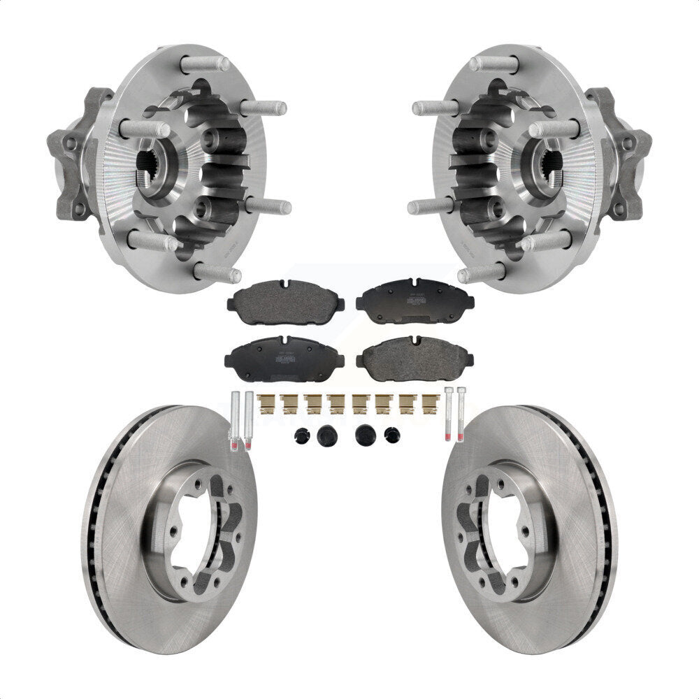 Kit de plaquettes de Rotor de frein à disque, roulement de moyeu avant, pour Ford Transit-250 Transit-350 AW