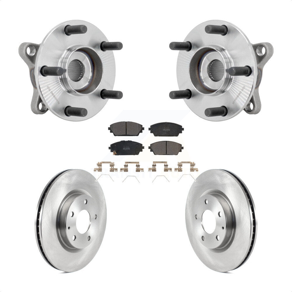 Kit de rotor et de plaquettes de frein à disque, ensemble de roulements de moyeu avant, pour Mazda 3 AW 2021 – 2022
