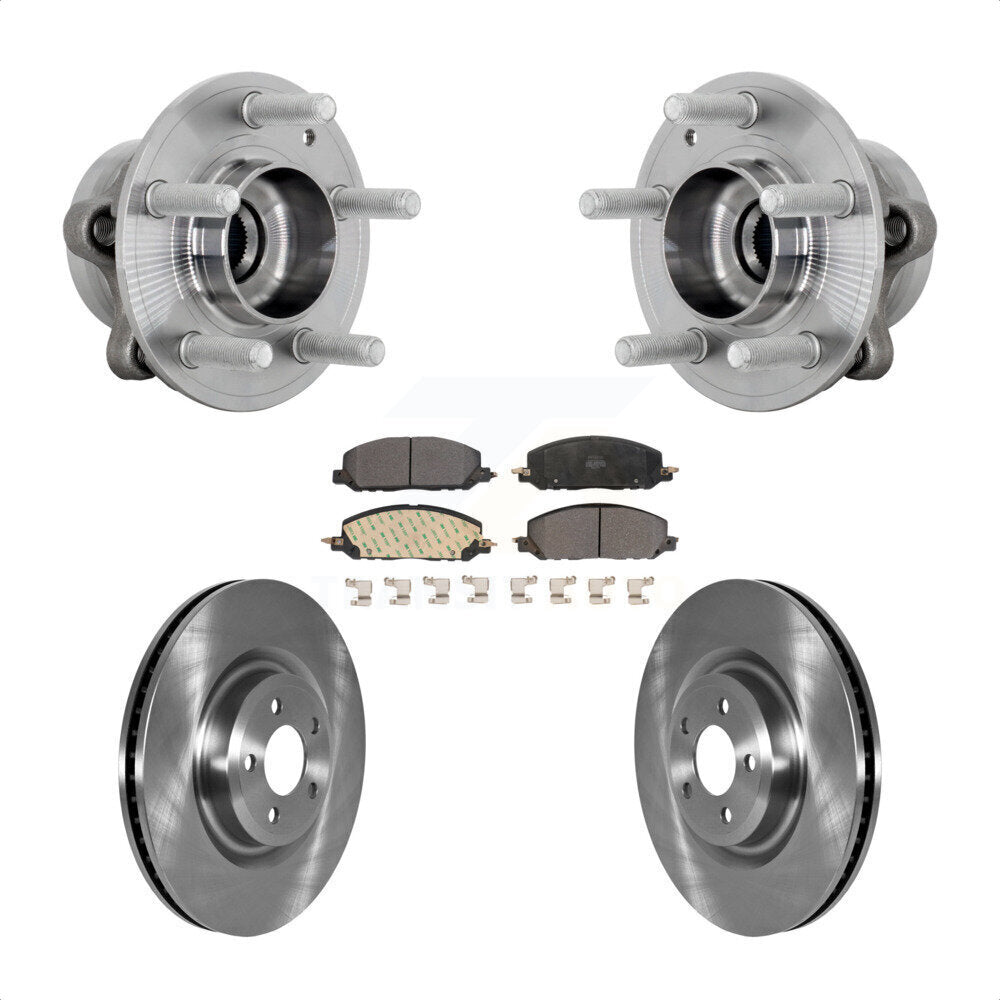 Kit de Rotor et de plaquettes de frein, roulement de moyeu avant, pour Ford Explorer Lincoln Aviator Polic