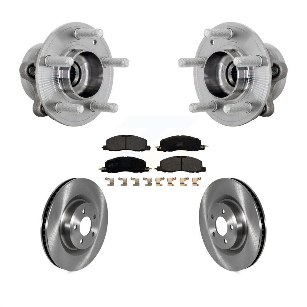 Kit de plaquettes de Rotor de frein à disque, roulement de moyeu avant, pour Ford Explorer Lincoln Aviator AW