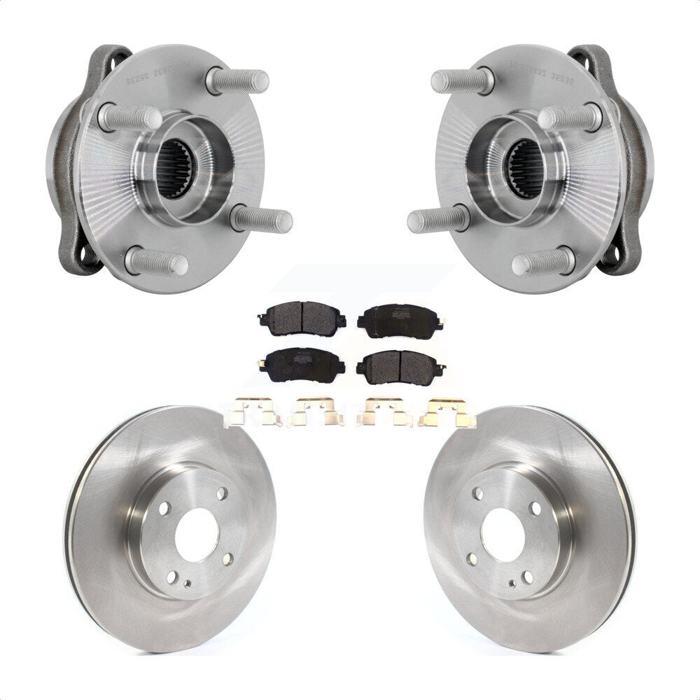 Kit de Rotor et plaquettes de frein à disque, ensemble de roulements de moyeu avant, pour Toyota Yaris iA Scio