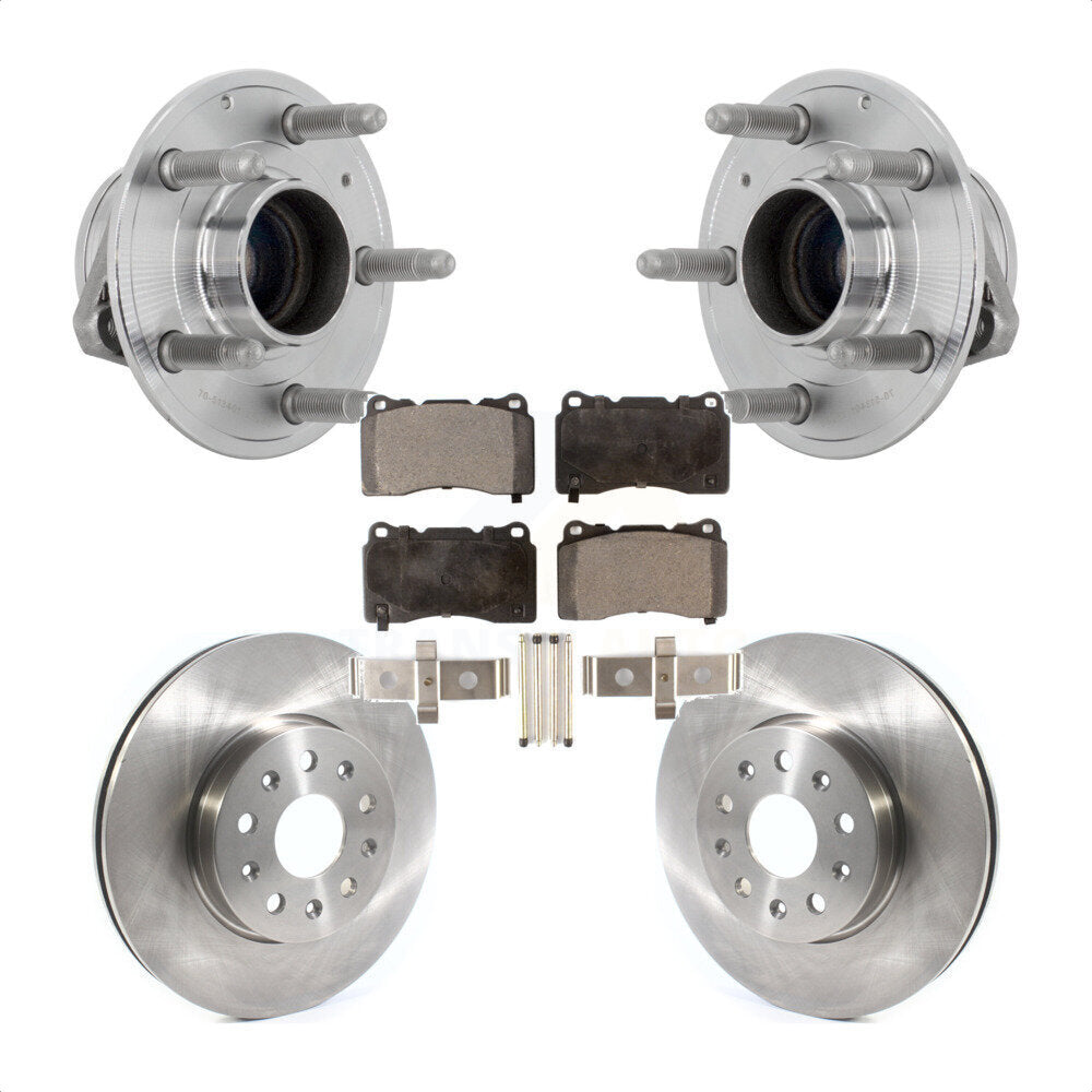 Kit de plaquettes de Rotor de frein à disque, roulement de moyeu avant, pour Chevrolet Camaro Cadillac CTS CT
