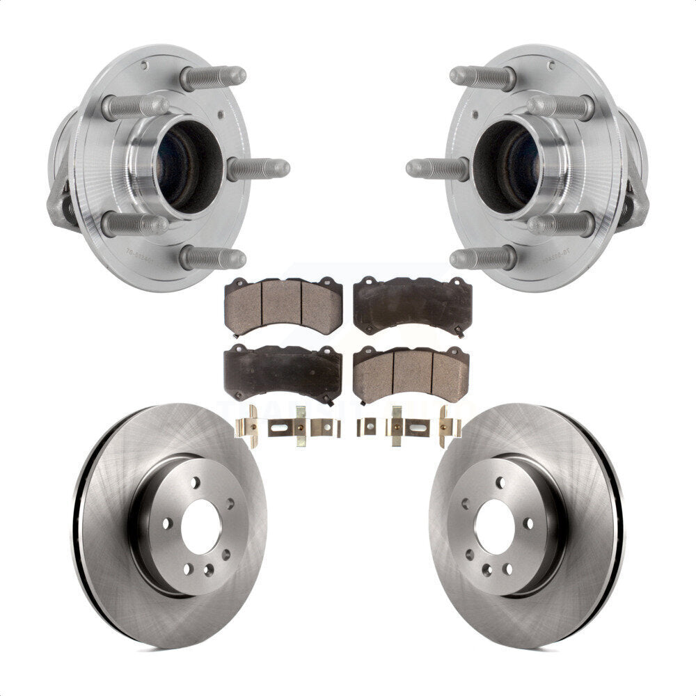 Kit de plaquettes de Rotor de frein à disque, ensemble de roulements de moyeu avant pour Cadillac ATS V avec RW