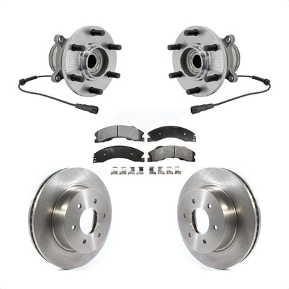Kit de rotors et plaquettes de frein à disque d'assemblage de roulement de moyeu avant pour Nissan TITAN XD