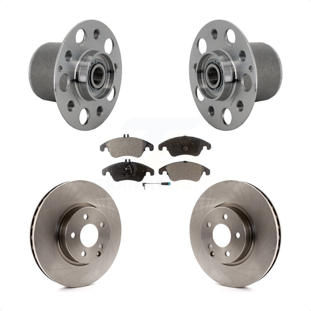 Kit de plaquettes de Rotor de frein, ensemble de roulements de moyeu avant, pour Mercedes-Benz E350 E400 E25