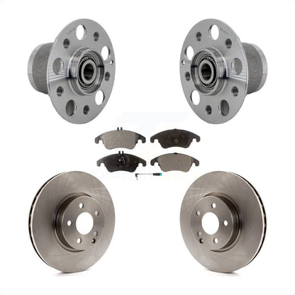 Kit de Rotor et plaquettes de frein, roulement de moyeu avant, pour Mercedes-Benz E350 C350 C300 SLC30
