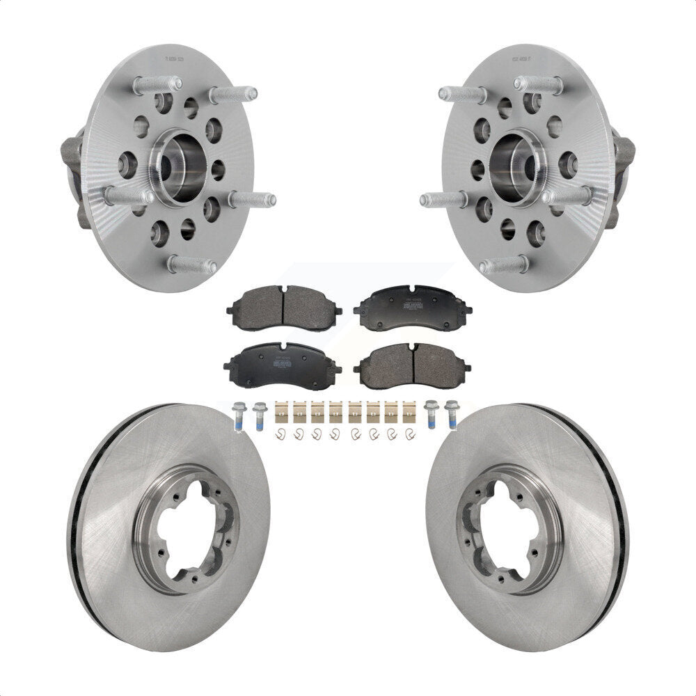 Kit de rotors et plaquettes de frein à disque, ensemble de roulements de moyeu avant, pour Ford e-transit