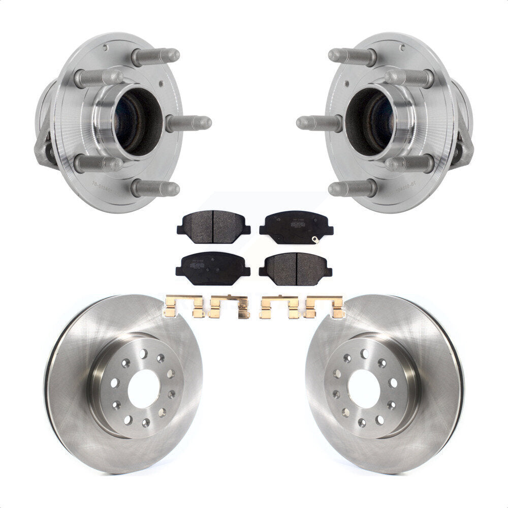 Ensemble de roulements de moyeu avant, Rotors et plaquettes de frein à disque, Kit pour Chevrolet Camaro