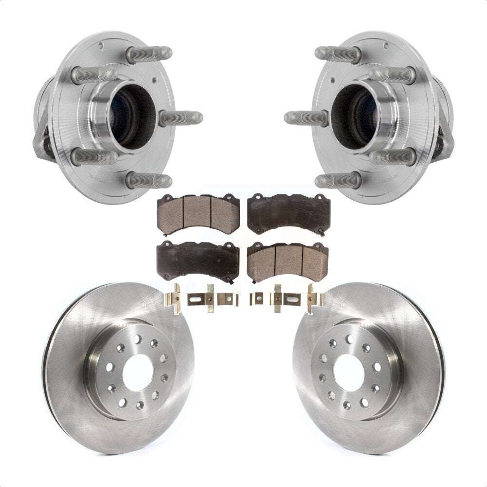 Ensemble de roulement de moyeu avant, Rotor de frein à disque et Kit de plaquettes pour Chevrolet Camaro LT L