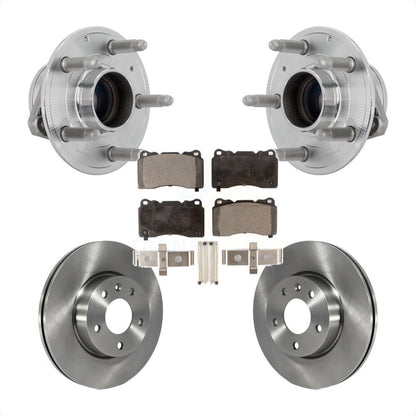 Kit de Rotor et de plaquettes de frein à disque, roulement de moyeu avant, pour Base Cadillac ATS 2019 avec RW