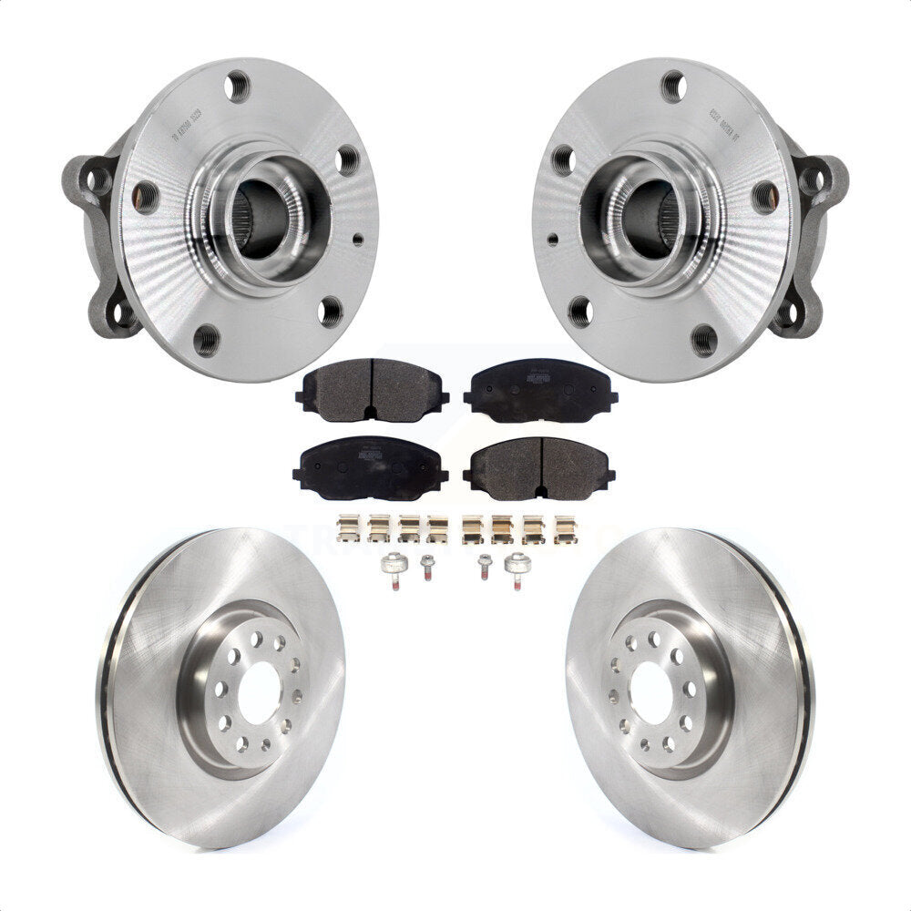 Kit de plaquettes de Rotor de frein, ensemble de roulements de moyeu avant, pour Volkswagen Atlas Cross Spor