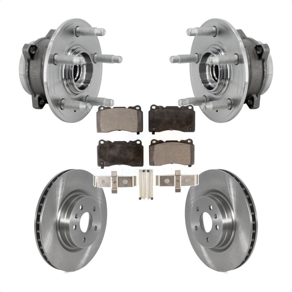 Kit de rotors et plaquettes de frein à disque, ensemble de roulements de moyeu avant pour Tesla S X