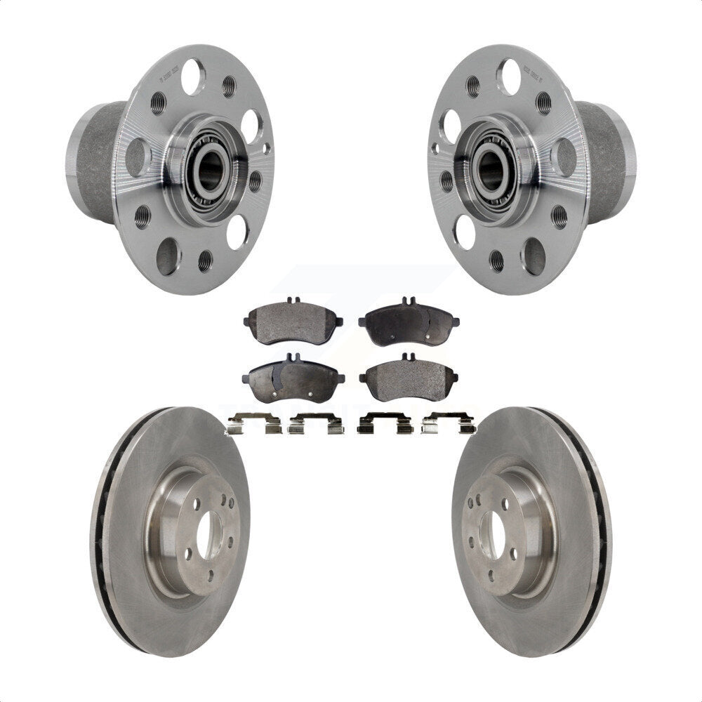 Kit de plaquettes de Rotor de frein, roulement de moyeu avant, pour Mercedes-Benz C250 avec emballage Sport